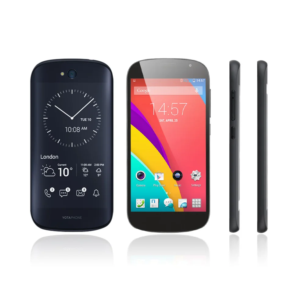 Купить Оригинал yota yotaphone 2 мобильный телефон qualcomm Львиный зев 800  5.0 дюймов fhd yd206 всегда-на задний экран 2 г + 32 г 4 г lte смартфон в  интернет-магазине с бесплатной доставкой