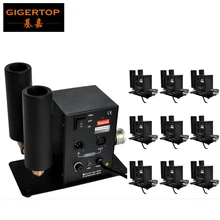 10 шт./партия двухсопло Co2 струйная машина Высококачественная DMX 512 CO2 Jet 6 М шланг 90 В-240 В крио СО2 струи shot 90 в/240 В