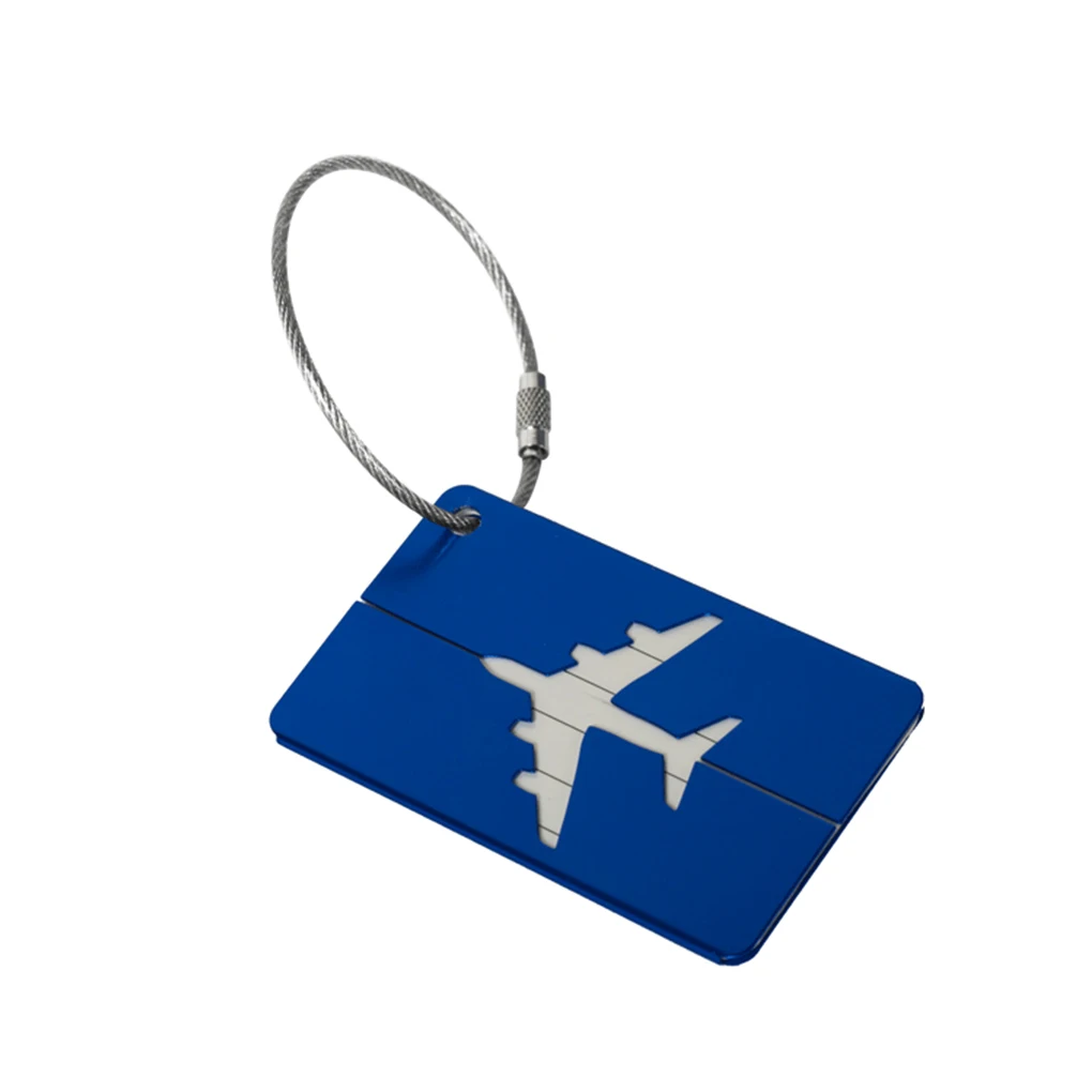 Fashion Metal Travel Luggage Tags Baggage Name Tags Suitcase Address Label Holder Aluminium Alloy Luggage Tag Travel Accessories