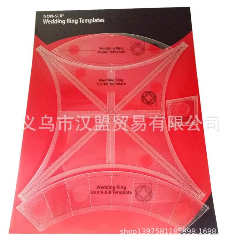 

Manual DIY sewing quilting tool, quilt, multi function sewing set ruler MSX-01 ruler