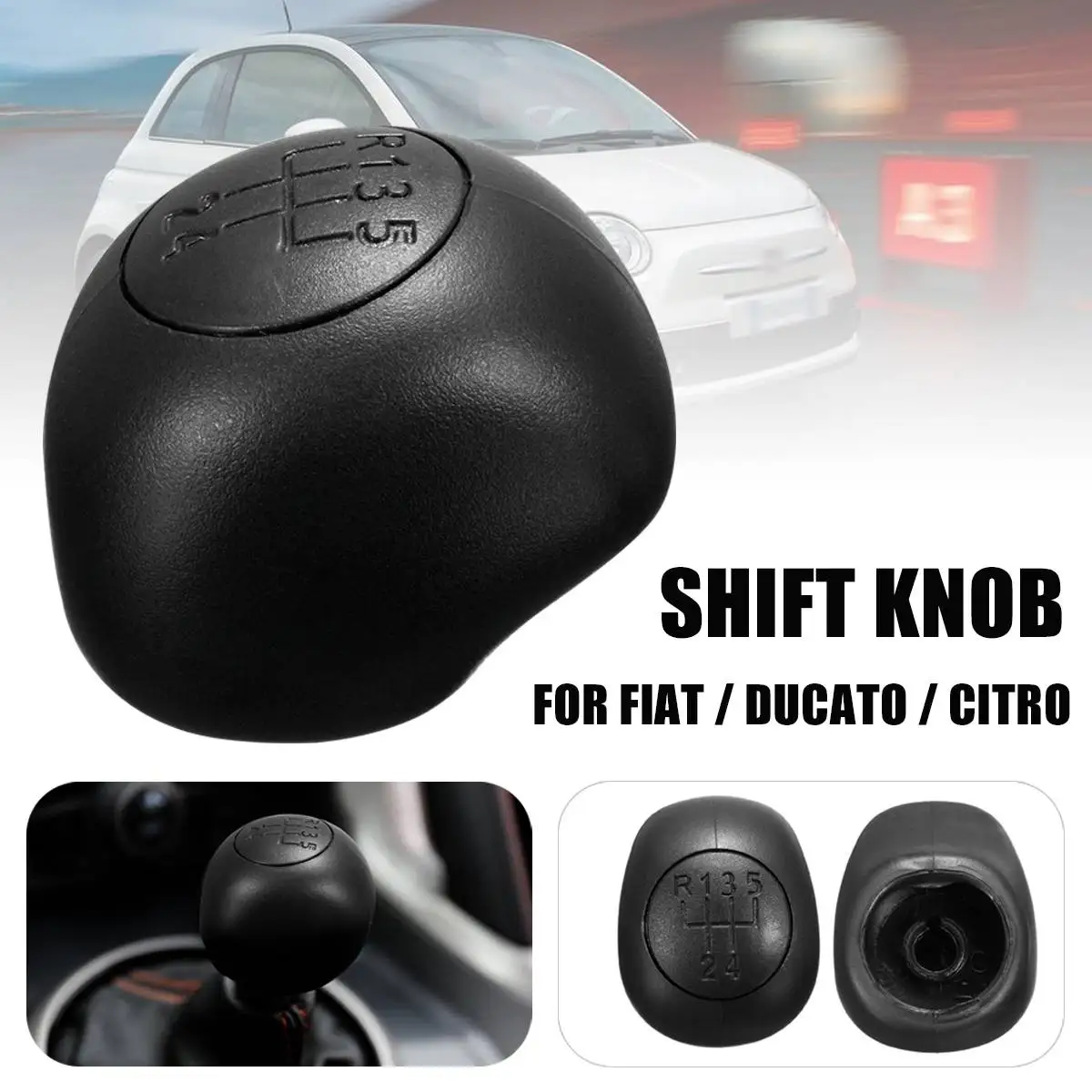 

5 6 Speed Car Gear Shift Knob Lever Shifter Head For Fiat/Ducato for Citroen/Jumper for Peugeot/Boxer 1994-2006