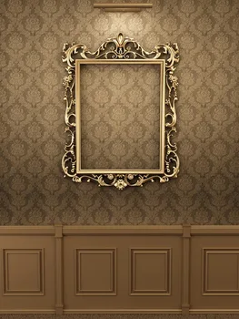 

HUAYI Thin photography background indoors damask backdrop computer print D964