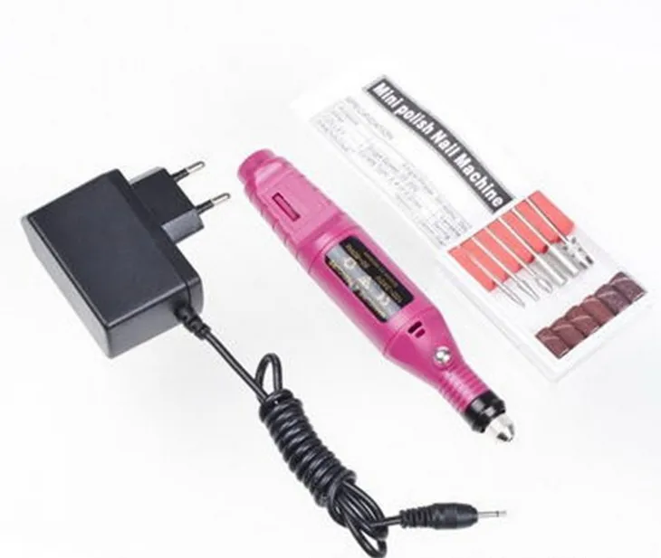 

Hot sale 1set 6bits 20000rpm Professional Electric Manicure Machine Nail Drill art Pen Pedicure File Polish Shape Tool Feet