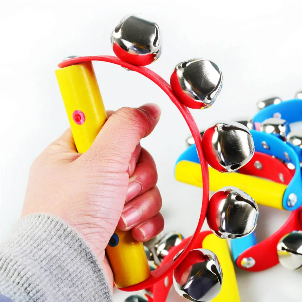Деревянные детские погремушки игрушка колокольчик мобильные музыкальные инструменты деревянные игрушки для детей Подарки, произвольный