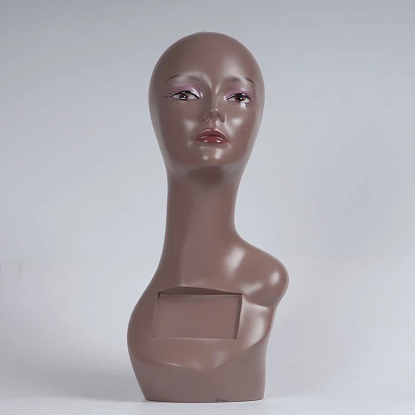 

New free shipping Female Mannequin Head Wigs Hats Cap Headphone Display maniqui Model For Hair Jewellery Display Stand PQ6 ou