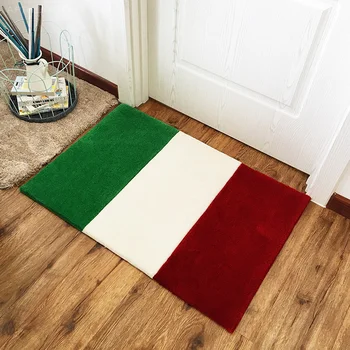 

Fashion French Italian Flag Carpet Bedroom Kids Play Mat Soft Acrylic Big Area Rugs Carpet for Living Room Custom Pattern