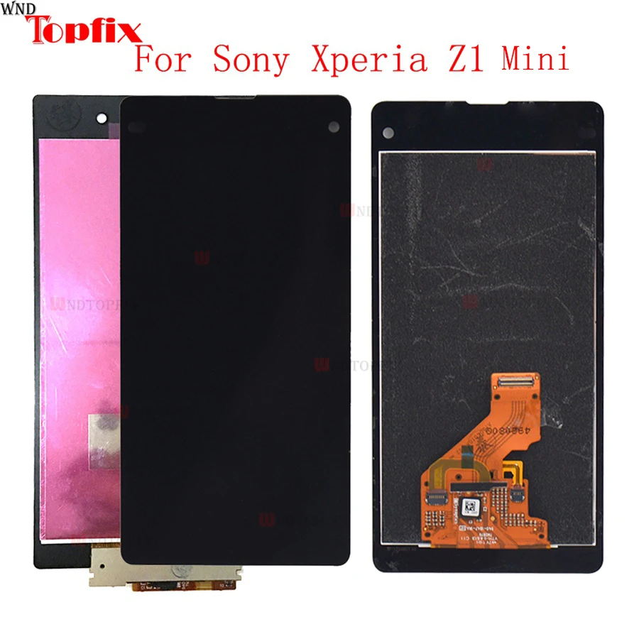 

For Sony Xperia Z1 Compact Mini D5503 M51W 5.0"LCD Display Touch Screen Digitizer With Frame LCD Assembly Replacement Parts