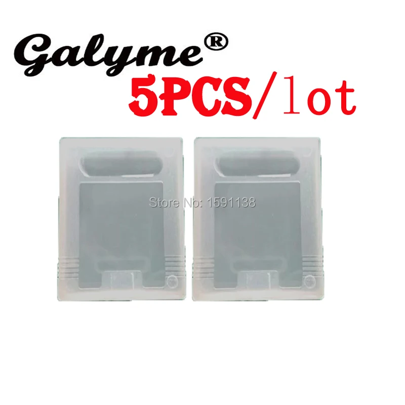 

5Pcs/lot Hot Sale Transprent Plastic Game Cartridge Case Dust Cover For GameBoyColor Cover Shell Housing Boy Color Advance GBO