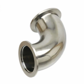 

ISO-KF40 NW/KF-40 Elbow 90-degree adapter R/A Pipe Vacuum Flange Fitting Tube SS304 Stainless Steel 304 right angle