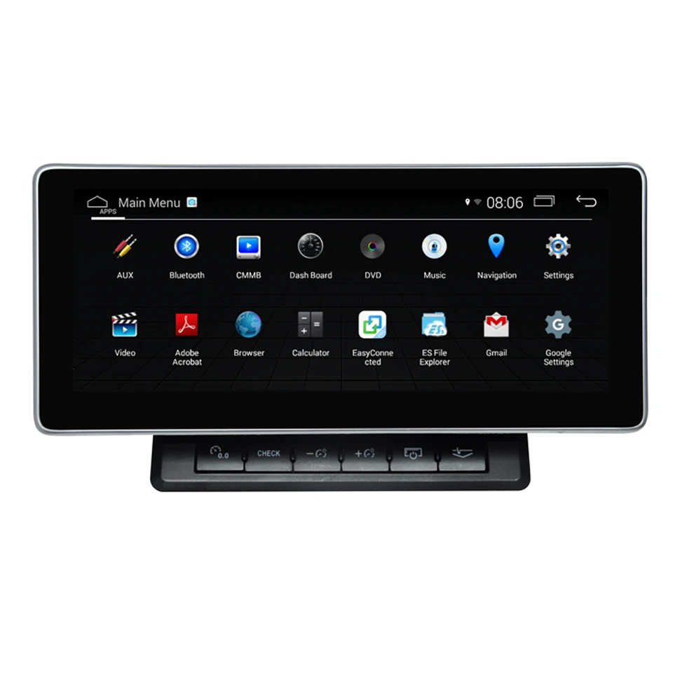 Лучшее качество автомобильный DVD для AUDI Q7 Android навигатор игроков 10 25 &quotАнти блик