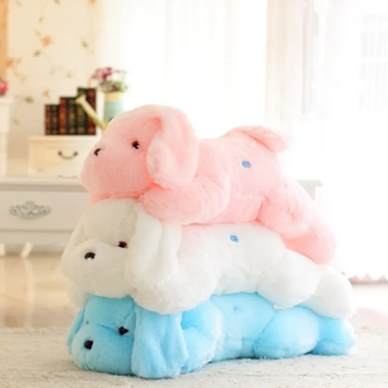 40CM Creative toy Cute Inductive dog nightlight plush toy LED glow pillow soft light up stuff ...