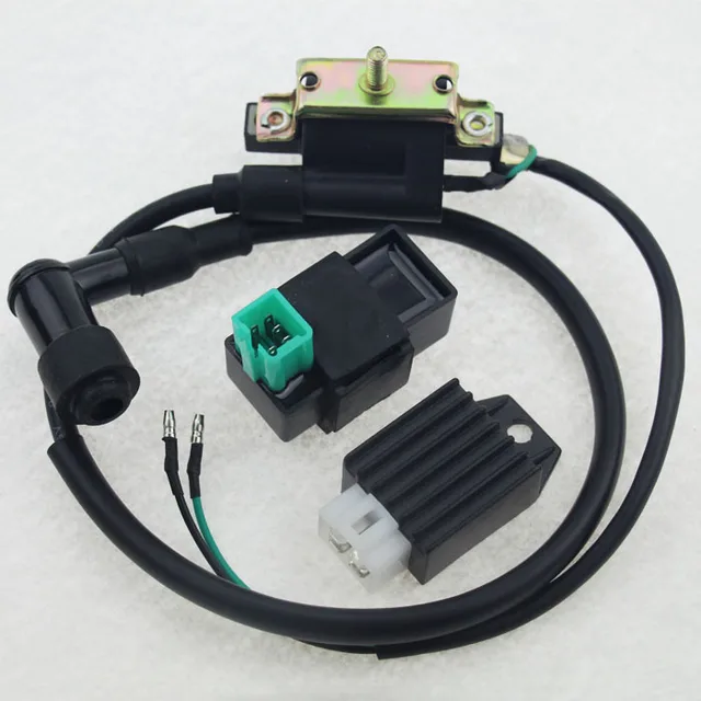 CDI UNIT + COIL+4 PIN REGULATOR Rectifier 50/90/110/125cc ATV PIT QUAD