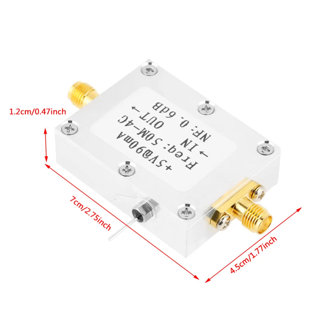 1 шт. РЧ-усилитель низкий уровень шума, радиомодуль, LNA 50 M-4 GHz NF = 0.6dB RF FM HF VHF/UHF Ham Radio-110dBm