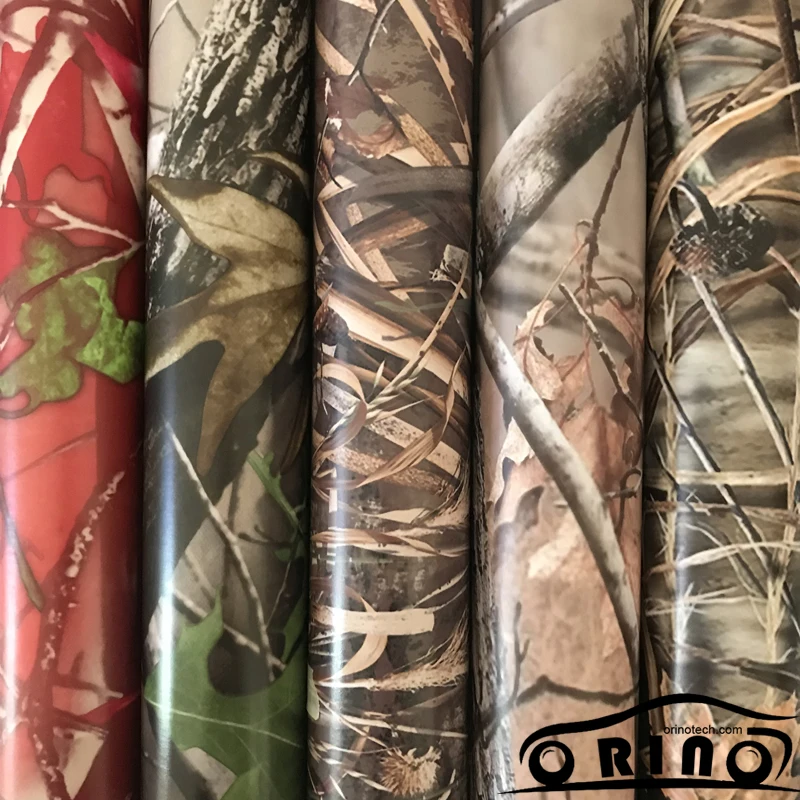 

Shadow Grass Realtree Vinyl Film ORINO Camouflage Wrap With Air Bubble Free Adhesive Car Sticker Car Motorbike Decal Wrapping