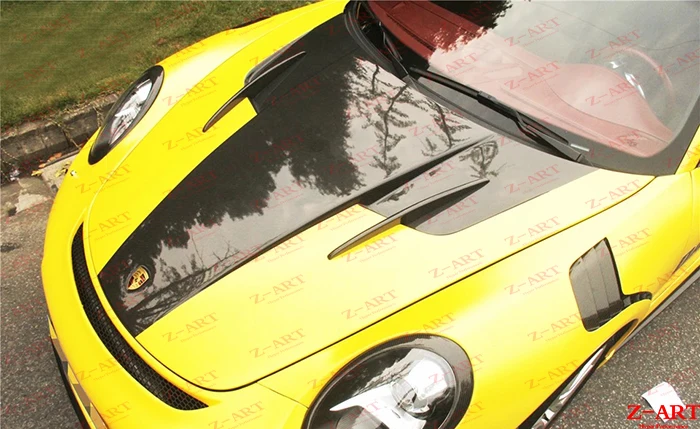 Z-ART TEMPUS передний капот для Porsche 911 углеродное волокно передняя крышка багажника 991