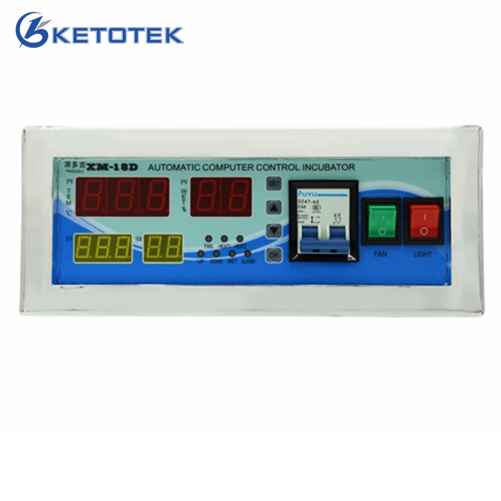 huatuo termostato Digital controlador multifunción/Incubadora Automática de Huevos de Aves Gallinas Patos XM-18E Sensor de Temperatura para incubateur de pequeña talla 