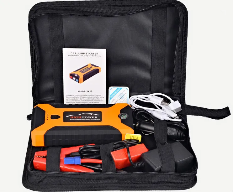 

5L Petrol Car Jump Starter 600A Peak Car Battery Power Pack 12V Auto Charger Starting Device with Bag