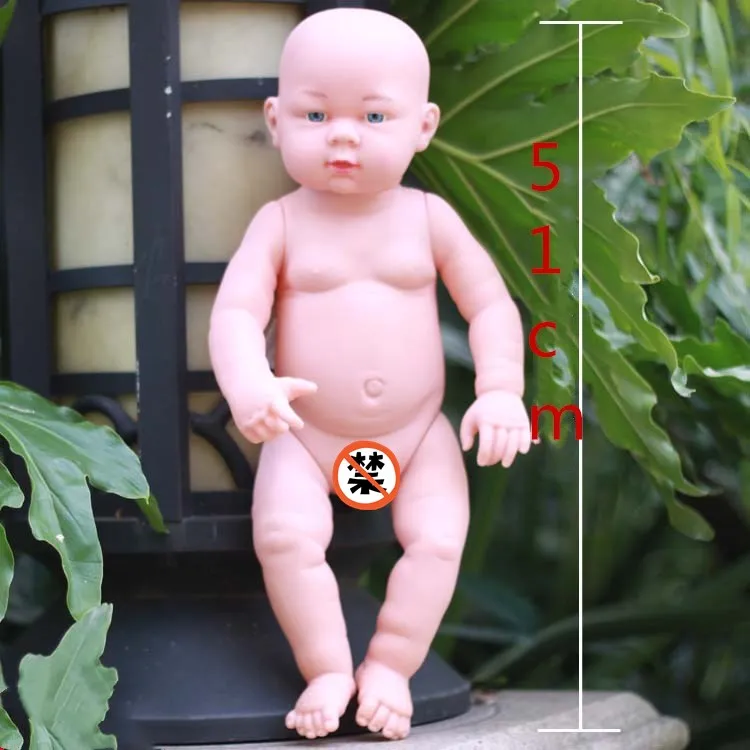 20 дюймовая Реалистичная детская кукла-Реборн, мягкая виниловая силиконовая Реалистичная детская игрушка для новорожденных, подарок на день рождения для мальчиков и девочек