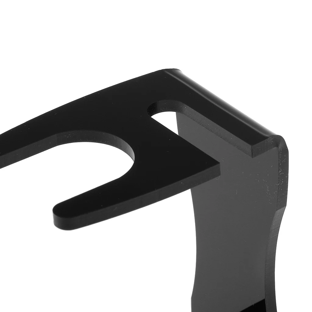 Premium Shaving Brush Holder Shaving Brush Razor Stands Salon Arcylic Drip Stand For Men Shaving Brush Mug Holder Black
