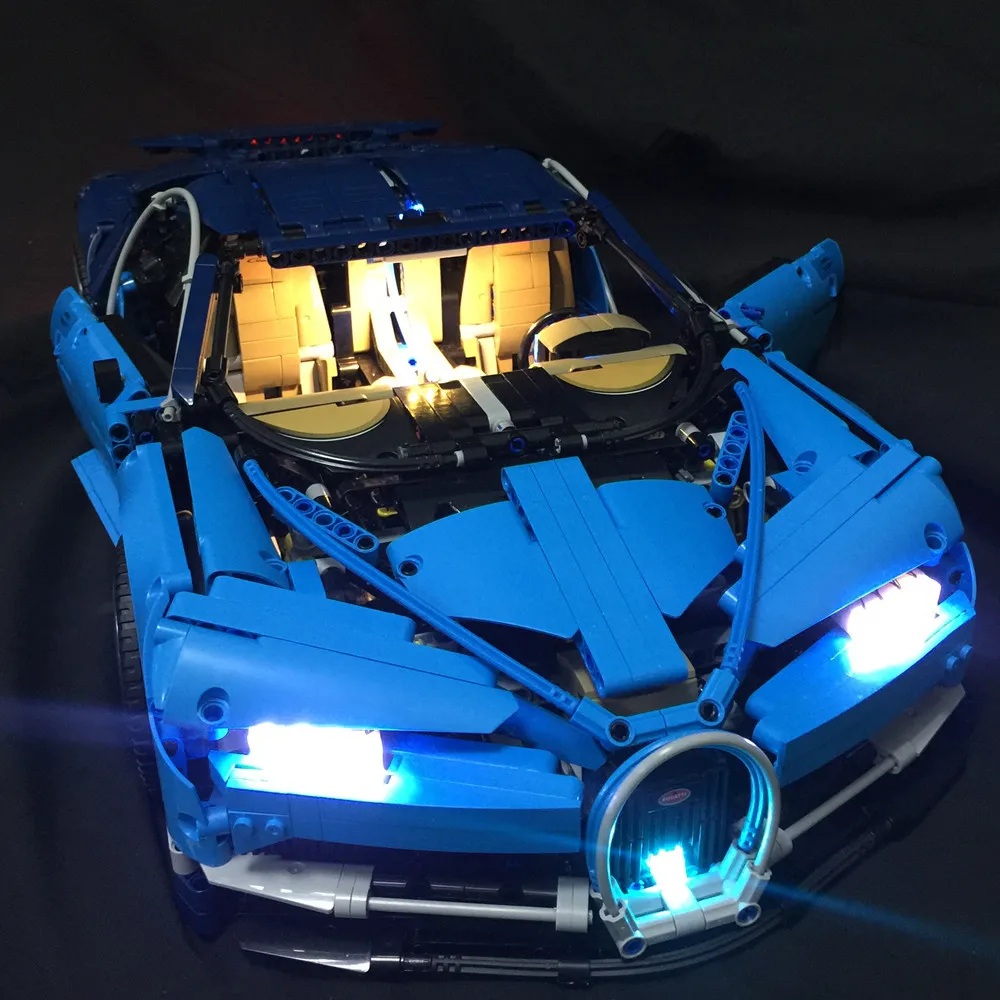 

LED Light Kit For lego Technic Bugatti Chiron Advanced Light Set Compatible With 42083 And 20086(NOT Include The Model)