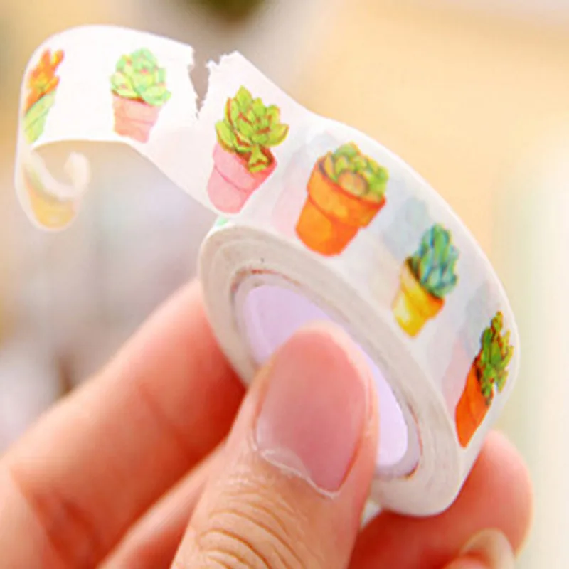 Cute-Kawaii-Flower-Cartoon-Masking-Tape-Washi-Scotch-Decorative-Adhesive-Tapes-Scrapbook-Paper-Masking-Sticker-Photo (1)