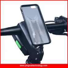 Stem Cap Bike Mount phone Holder Bicycle Grip Clip Aluminum Alloy with 3M tape Clip Fit TPU PC Case for iPhone 5/5S/6/6plus/7/8