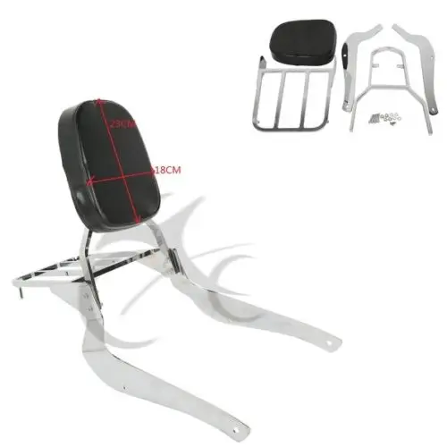 

Backrest Sissybar Luggage Rack For Suzuki Volusia VL800 Boulevard M50 C50 Intruder Volusia VL 800