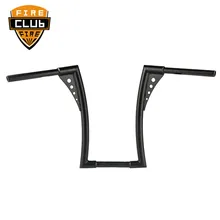 Для Harley Sportster FXST XL FLST мотоцикл на заказ черный мотоцикл Ручка Бар Ape вешалки 1-1/" жировые стержни 16 подъемный руль