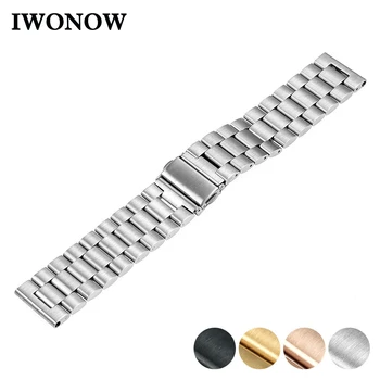 

Stainless Steel Watch Band 22mm for Samsung Galaxy Gear 2 R380 Neo R381 Live R382 Folding Clasp Strap Wrist Belt Bracelet + Tool