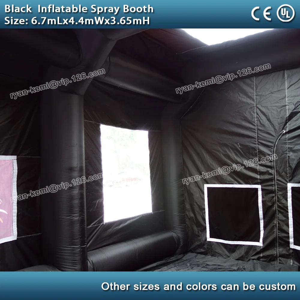 inside of Inflatable garage