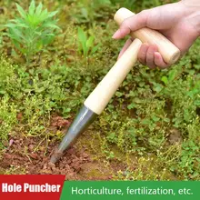Hole Puncher Gardening Punching And Fertilizing Seeder Stainless Steel Gardening Hole Puncher Tool For Home Planting
