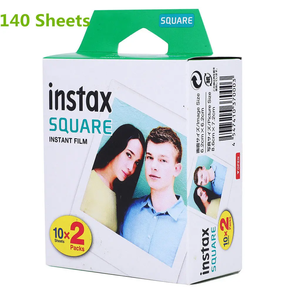 20- 100 Sheets for Fujifilm Instax SQ10 SQ6 SQ20 Film White Instant Photo Paper For Fuji Instax SQ10 SQ6 SP-3 SQ20 Camera - Цвет: 140 Sheets