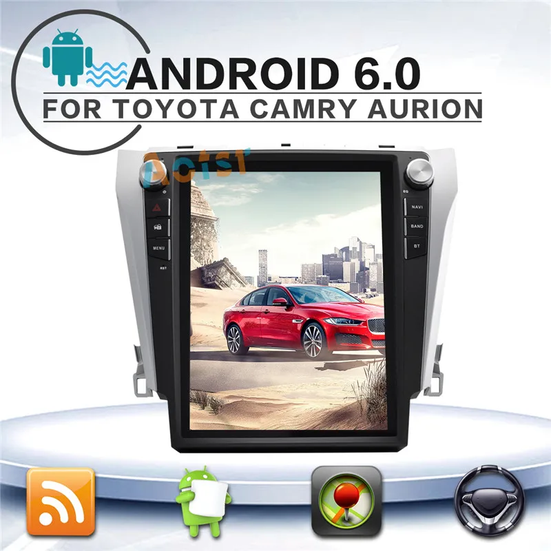 

Android 6.0 12.1"BIG Screen Tesla Style NO Car DVD/CD Player GPS Navigation Radio Receive FOR Toyota Camry Aurion 2015 2016 2017