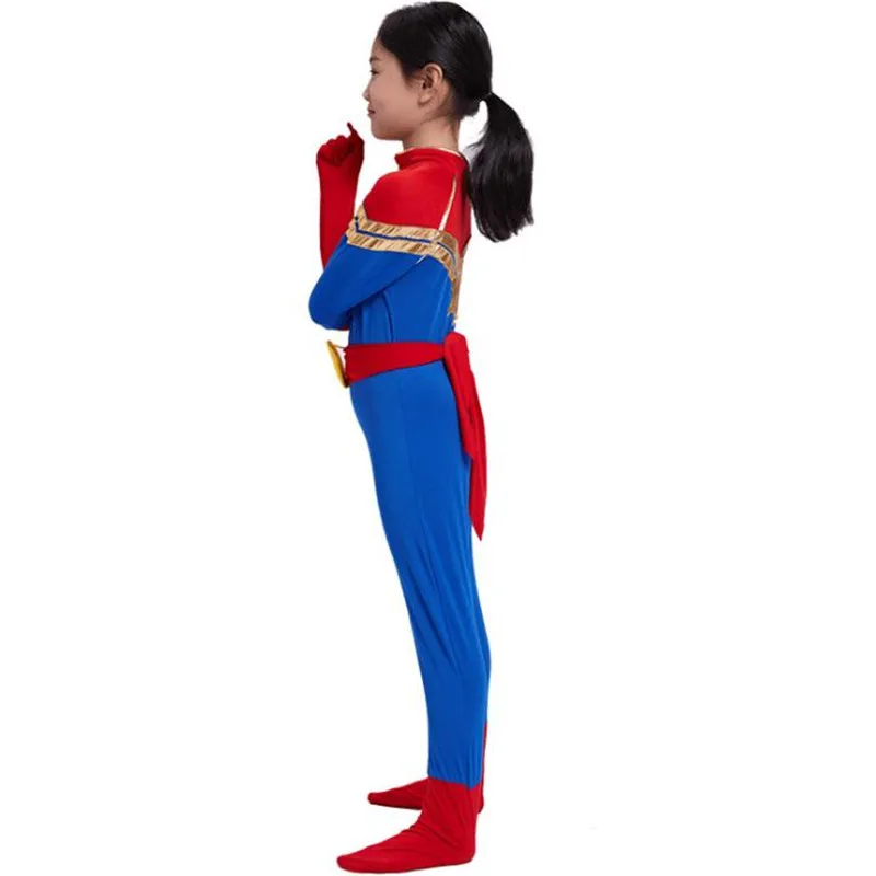 Avengers Endgame Captain Marvel Cosplay Costumes Girls Halloween Children Christmas Jumpsuits Rompers Sets