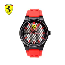 SCUDERIA FERRARI бренды Мода красный часы группа часы для мужчин Спорт 2018 Мода водостойкий мужской кварц Прохладный Красивый часы 8022968