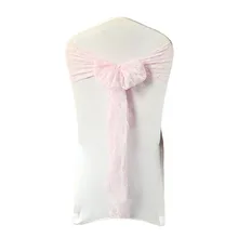 SMOPOR качество кружевная лента для стула лук для банкета свадебные украшение для праздников бабочка кружево ChairSashes галстук