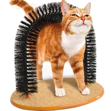 New Plastic Bristles Purrfect Arch Cat Groomer and Massage Kittens Groomer As Seen On TV hot