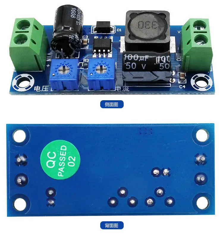 2A DC-DC 1,25-30 V 12V понижающая CC CV плата питания 18650 контроль зарядки аккумулятора модуль