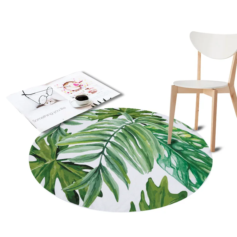 

Round Waterproof Rugs Nuts Printed for Living Room Doormat Non-slip Kitchen Carpets Flamingos Soft Floor Mats Bedroom Chair Rug