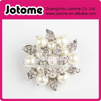 

Cheap Wedding Flower Crystal Bouquet Rhinestone Brooches Jewelry In Bulk