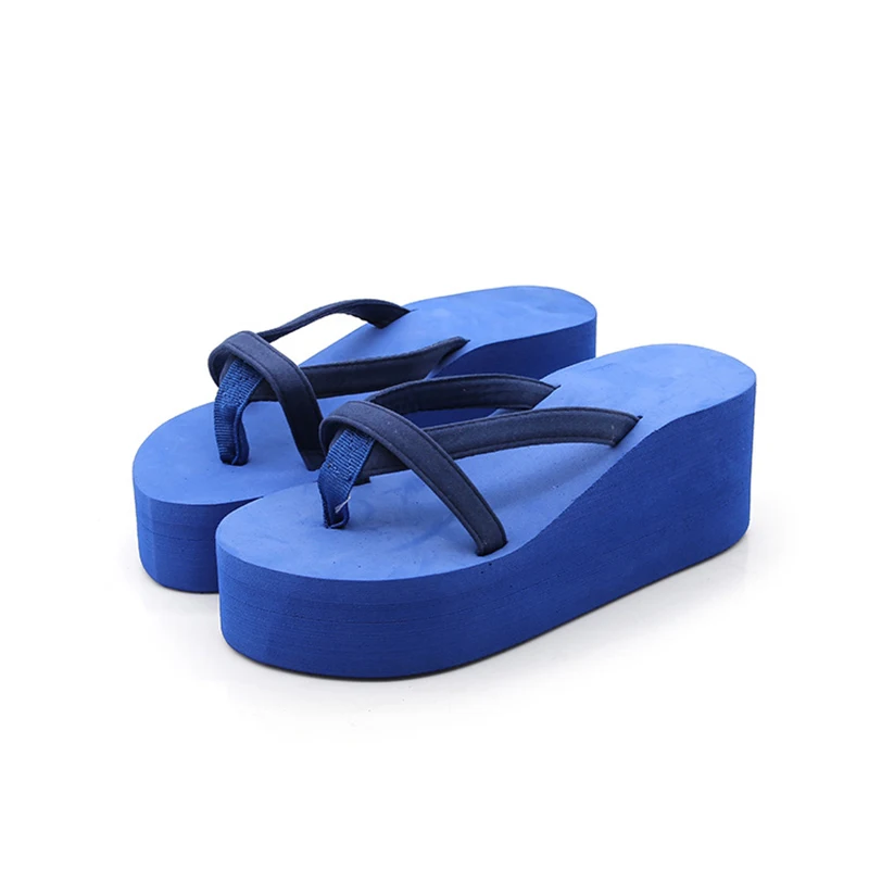 Woman Casual Summer Platform Wedges Flip Flops Slipper Women Simple Thick Botton Beach Slipper