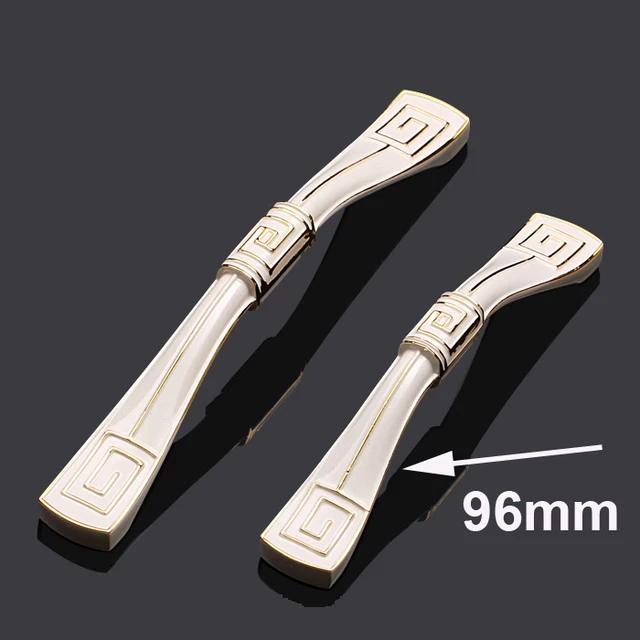 Best Price Length 113mm Hole Pitch 96mm Zinc alloy Modern handle Kitchen Furniture handle drawer handle Ivory color Best Price Length 113mm Hole Pitch 96mm Zinc alloy Modern handle Kitchen Furniture handle drawer handle Ivory color