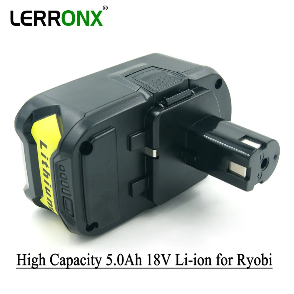 

RB18L50 RB18L40 5000mAh 18V Lithium ion replacement rechargeable Power Tools Battery for Ryobi P102 P103 P104 P105 P108 P109