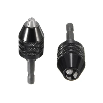 

1pc 0.3-6.5mm Keyless Drill Chuck Screwdriver Impact Driver Adaptor Drill Bits Grinder Converter For Metalworking Power Tools