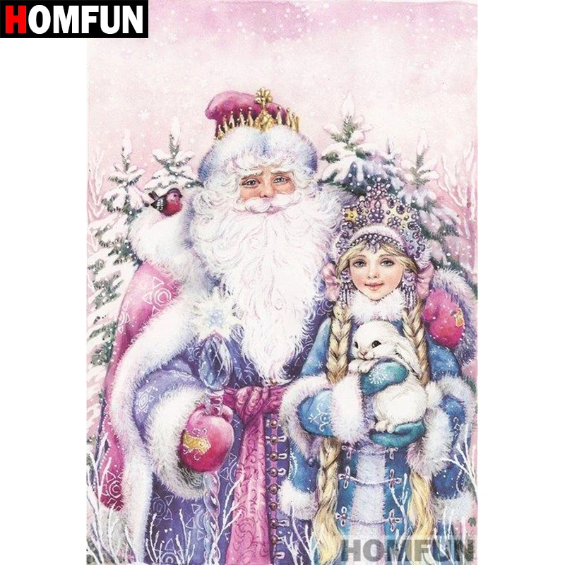 

HOMFUN Full Square/Round Drill 5D DIY Diamond Painting "King Princess" Embroidery Cross Stitch 5D Home Decor A07126