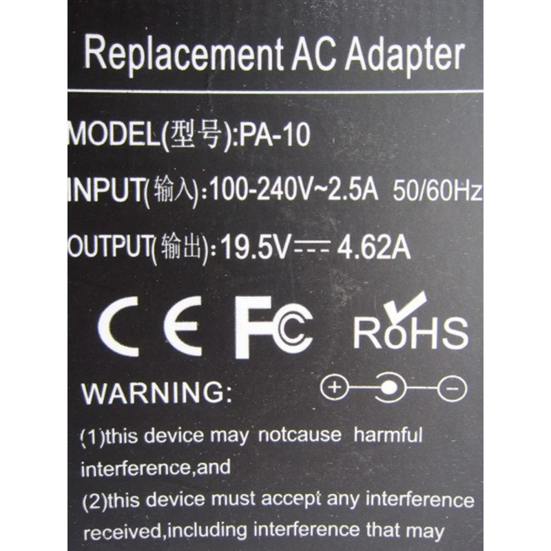 HSW 19.5V 4.62A 7.4*5.0MM Laptop Netbook Ac Adapter Power Supply Charger For Dell Latitude E6320 E6330 E6400 E6410 E6420 E6430