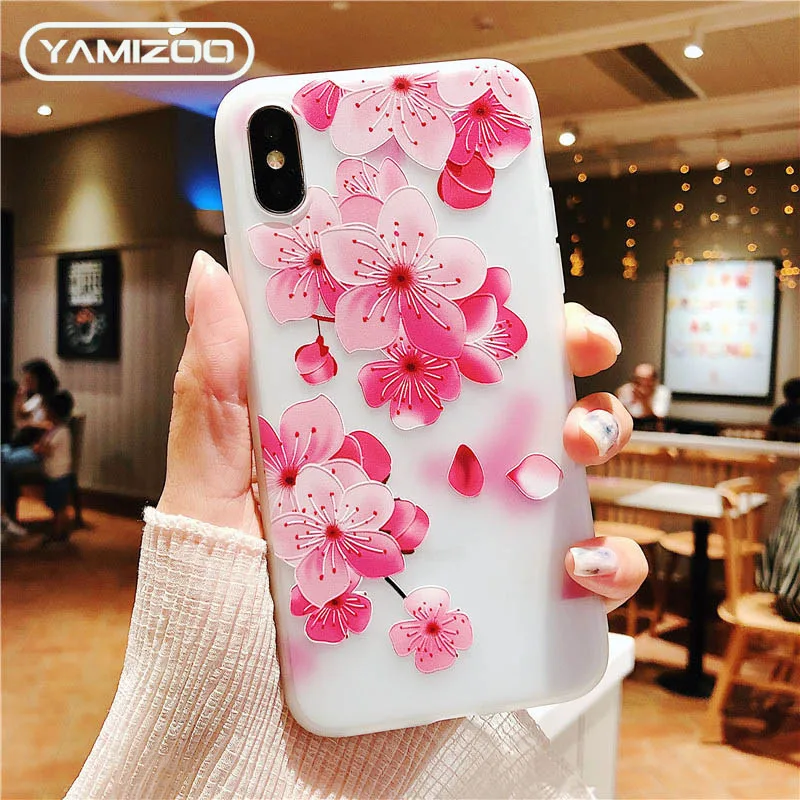 Чехлы для телефонов YAMIZOO 3D Relief чехол iPhone 5 5S SE X Xs Max Xr Мягкий силиконовый 6 6s 7 8 Plus |
