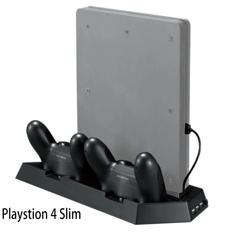 Play Station 4 Slim Accessories Cooling Fan with 3 USB HUB Data