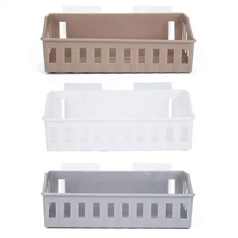 

Bathroom Kitchen Storage Shelf Wall Mounted Toilet Shampoo Cosmetics Holder
