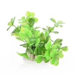 Искусственной имитации декоративные украшения Aquatic Clover растения для аквариума